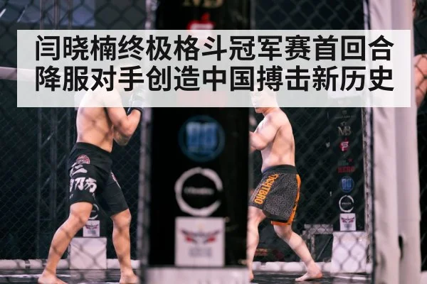 闫晓楠终极格斗冠军赛首回合降服对手创造中国搏击新历史